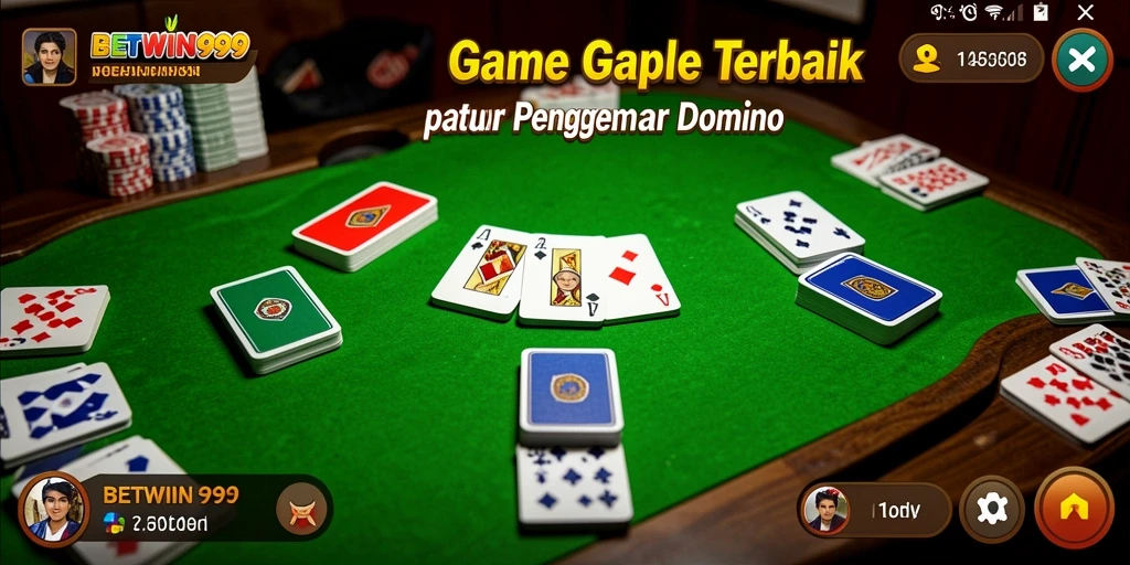 Tangkapan layar BETWIN999 menampilkan gameplay Gaple yang seru dan interaktif.
