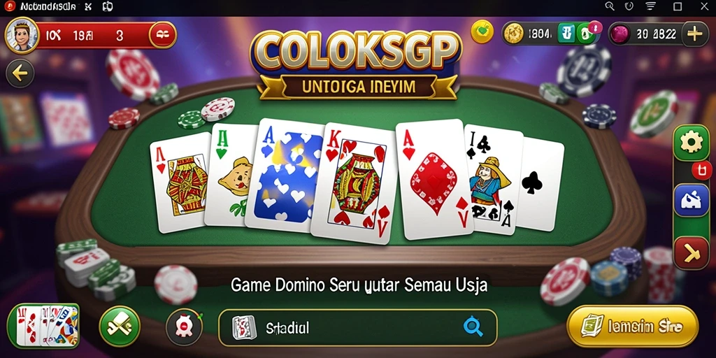 Tampilan gameplay seru dari COLOKSGP yang menarik.