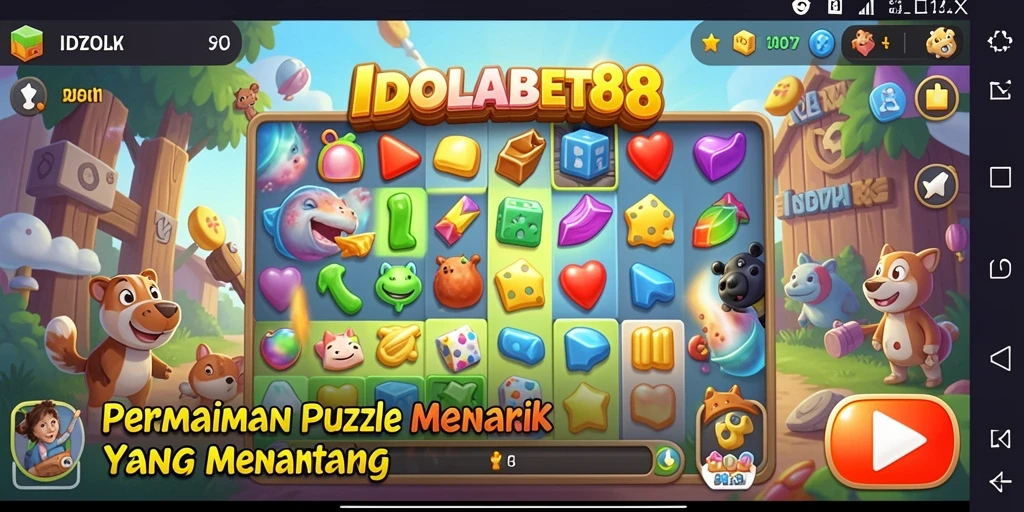 Tampilan gameplay IDOLABET88 yang menantang dan seru.