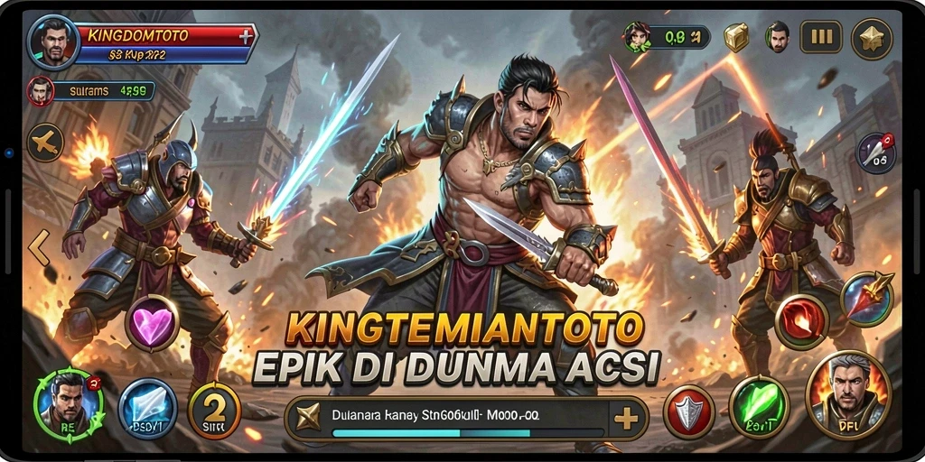 Tampilan gameplay KINGDOMTOTO yang mendebarkan dan penuh aksi.