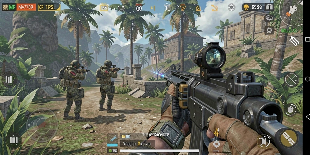 Tampilan gameplay dari MVP789 yang intens dan menarik.